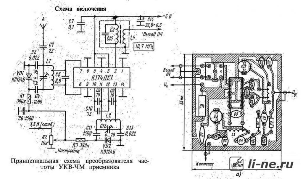 Микросхемы для радиоприемников, К174ПС1