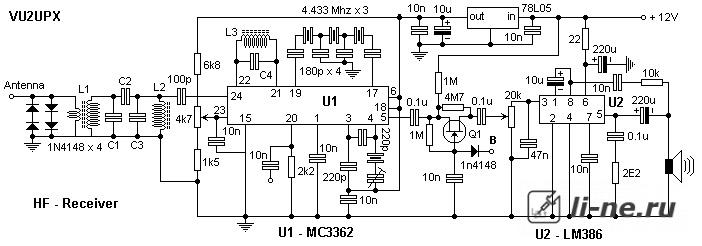 Микросхемы для радиоприемников, MC3362